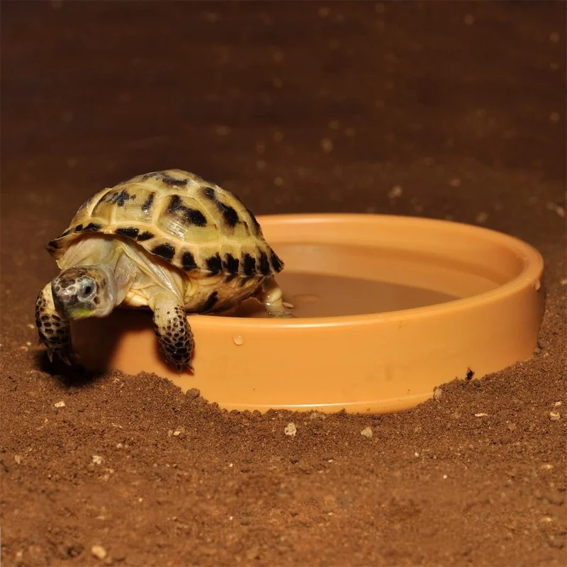HABISTAT ROUND PLASTIC WATER BOWL 13 X 13 X 2.5CM