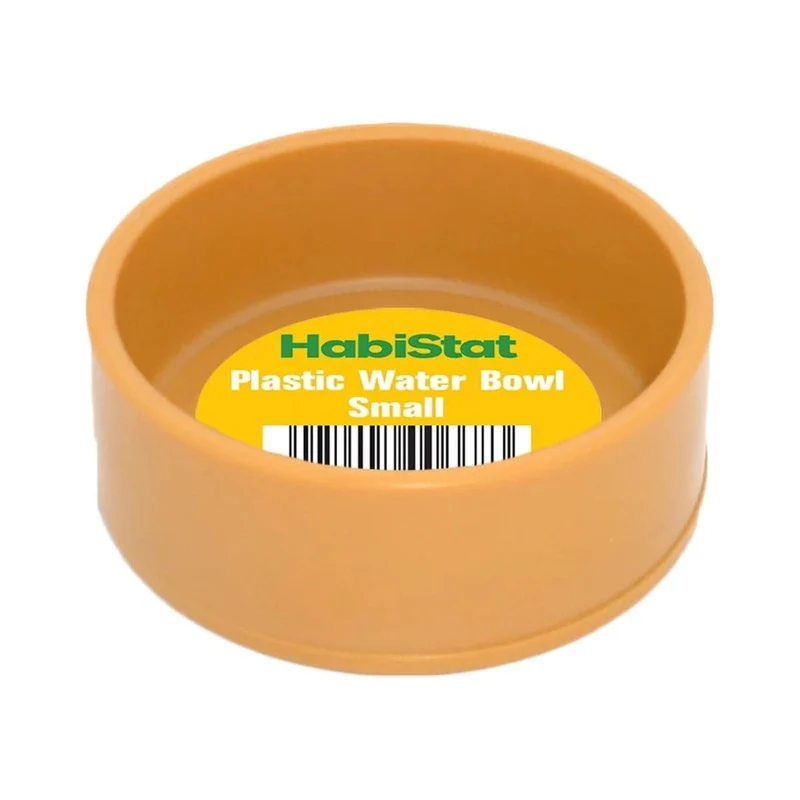 HABISTAT ROUND PLASTIC WATER BOWL SMALL 7 X 7 X 2.5CM