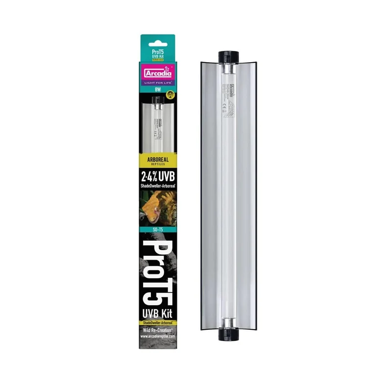 ARCADIA PRO T5 UVB KIT SHADEDWELLER ARBOREAL 2,4% UVB 8 WATT