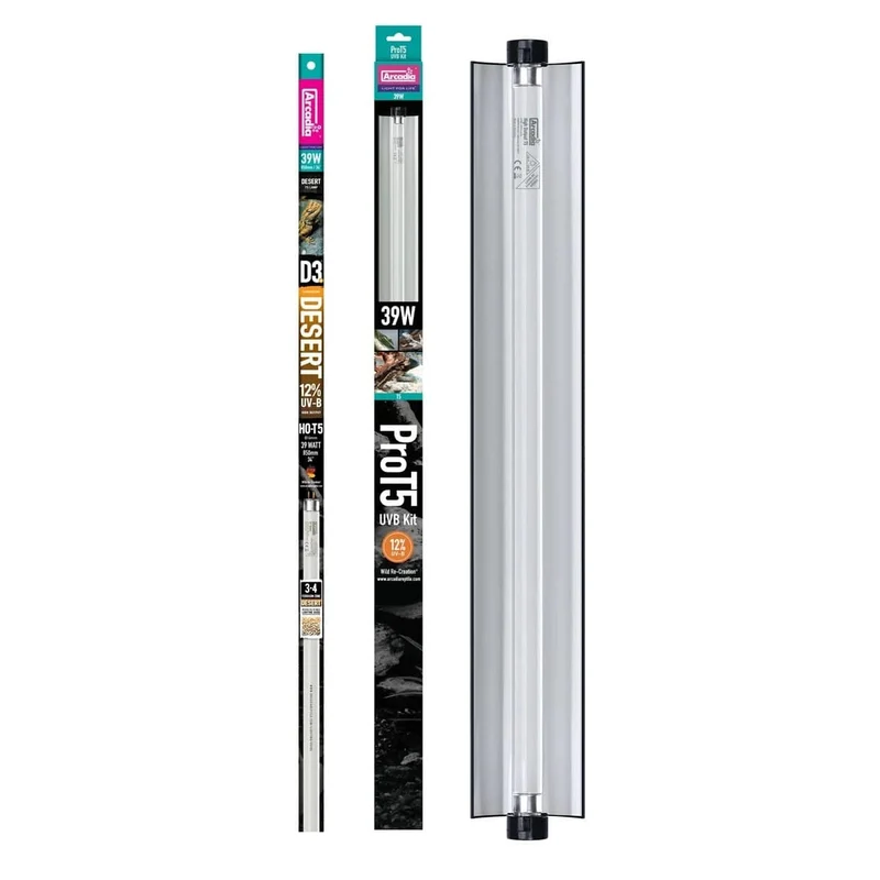 ARCADIA PRO T5 UVB KIT DESERT 12% UVB 39 WATT