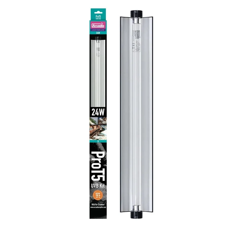 ARCADIA PRO T5 UVB KIT DESERT 12% UVB 24 WATT
