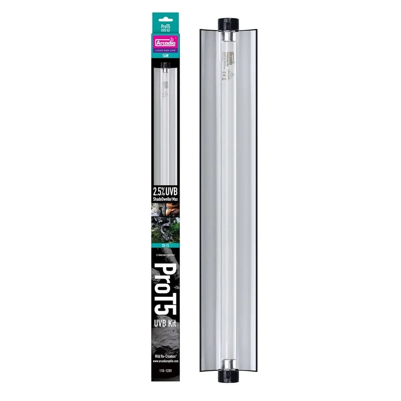 ARCADIA PRO T5 UVB MAX KIT SHADEDWELLER 2.5% UVB 14 WATT