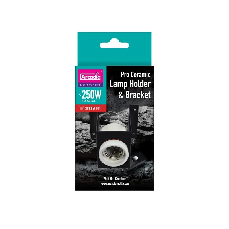 ARCADIA PRO CERAMIC LAMP HOLDER & BRACKET