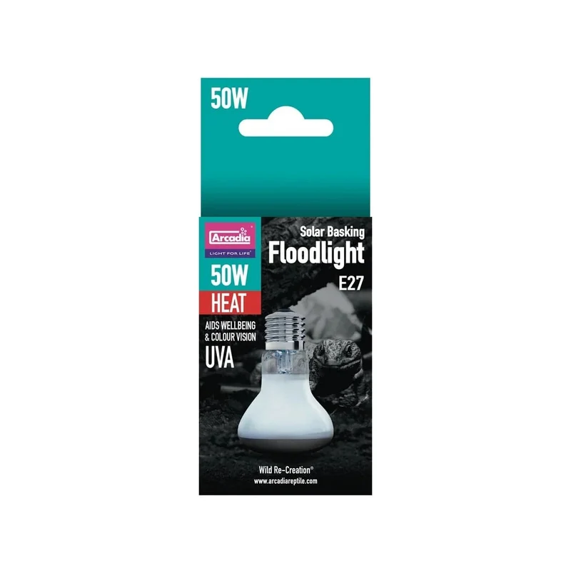 ARCADIA SOLAR BASKING FLOODLIGHT 50 WATT