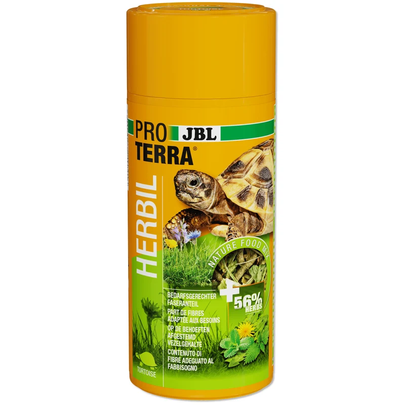 ProTerra JBL Herbil - Aliment de base aux herbes pour toutes les tortues terrestres