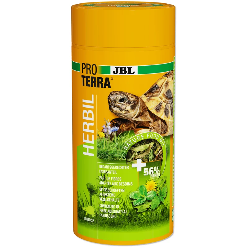 ProTerra JBL Herbil - Aliment de base aux herbes pour toutes les tortues terrestres