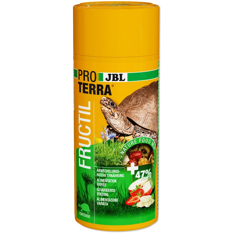 ProTerra JBL Fructil - Aliment de base aux fruits pour une alimentation variée de toutes les tortues terrestres