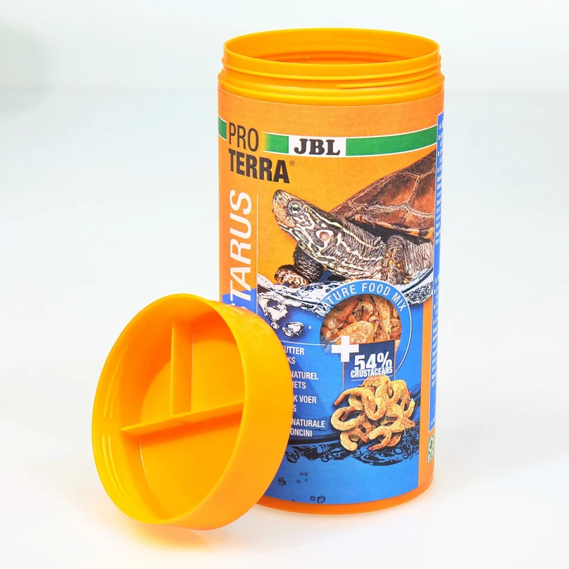 ProTerra JBL Crustarus - Mélange alimentaire complet pour tortues d’eau et cistudes à base d’écrevisses, de poissons, de crevettes et de bâtonnets