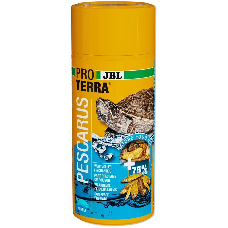ProTerra JBL Pescarus - Friandises à base de poissons entiers et de crevettes pour toutes les cistudes et tortues d'eau