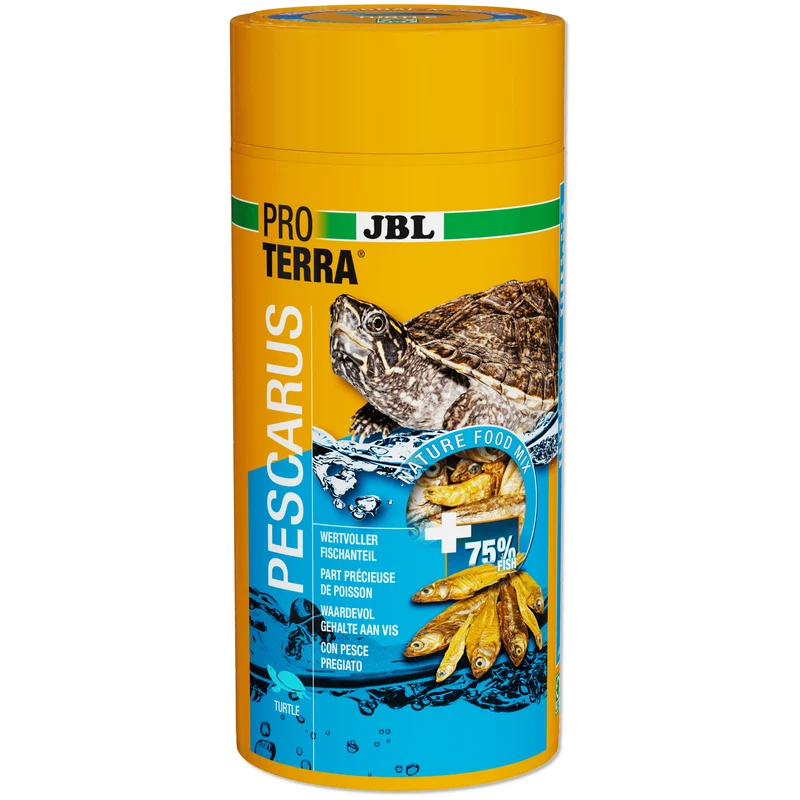 ProTerra JBL Pescarus - Friandises à base de poissons entiers et de crevettes pour toutes les cistudes et tortues d'eau