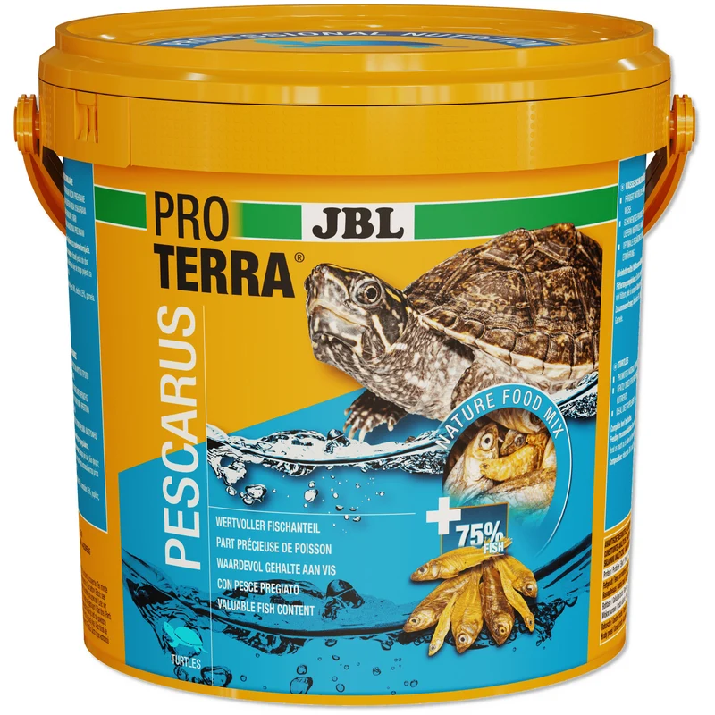 ProTerra JBL Pescarus - Friandises à base de poissons entiers et de crevettes pour toutes les cistudes et tortues d'eau