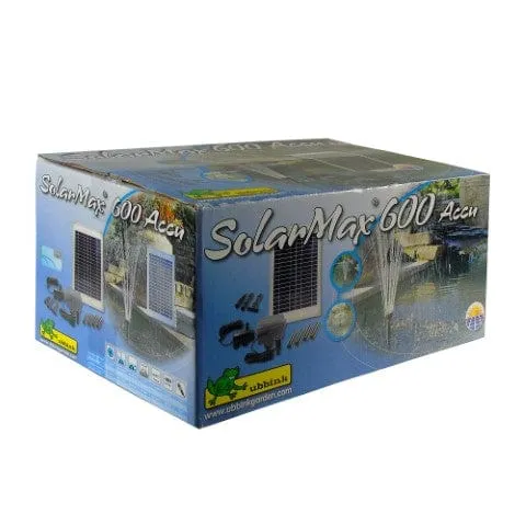 SolarMax 600 - Pompe à jet d'eau solaire avec accu - Ubbink