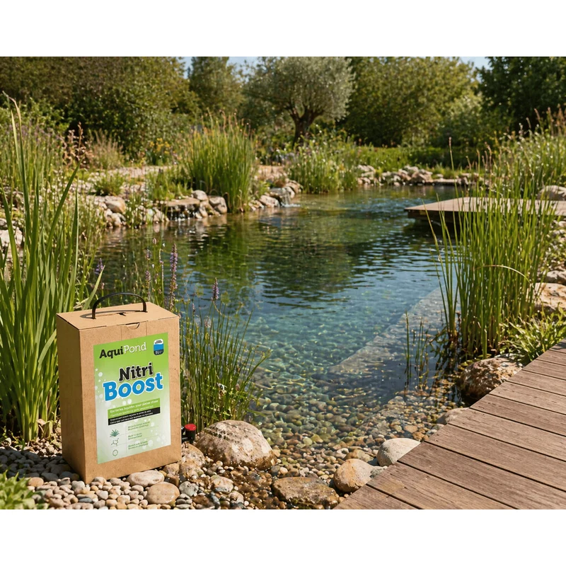 Aquipond NitriBoost - Bactéries Liquides Nitrifiantes pour 50M³ - 5L