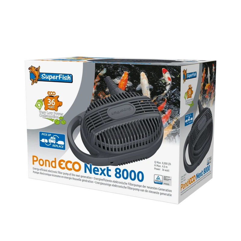 PondECO Next 8000 - Pompe pour étang basse consommation - Superfish