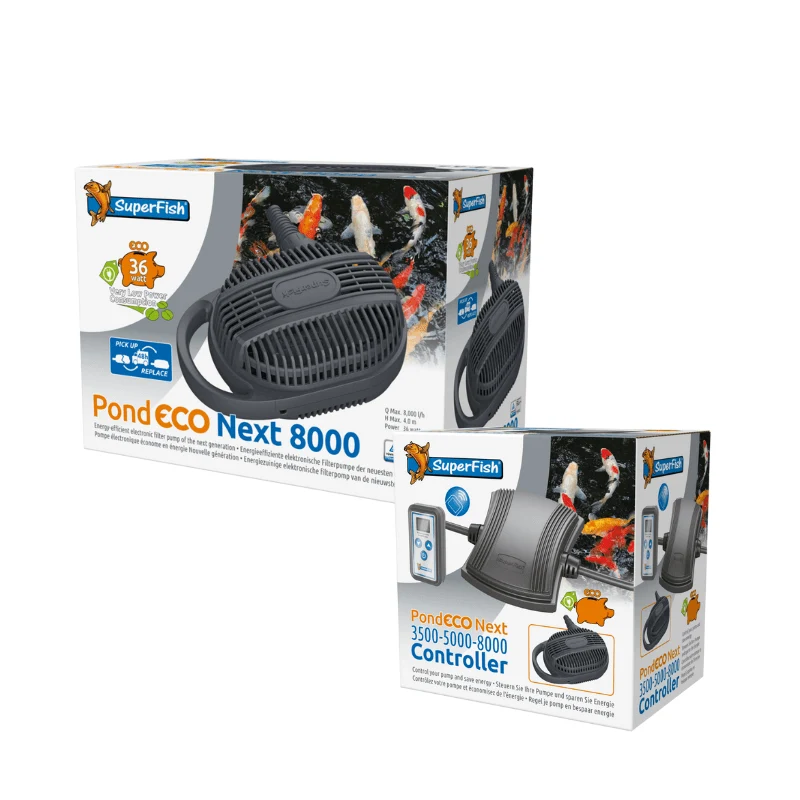 PondECO Next 8000 - Pompe pour étang basse consommation - Superfish