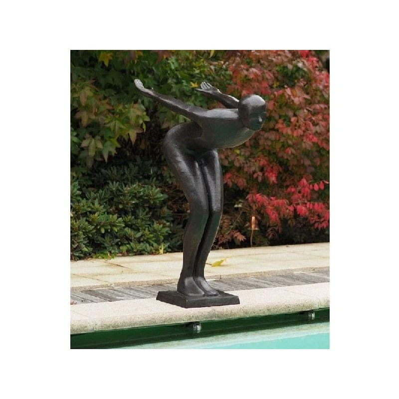 Nageur Frederick en Bronze - Statue Bronze 113 X 44 X 68CM