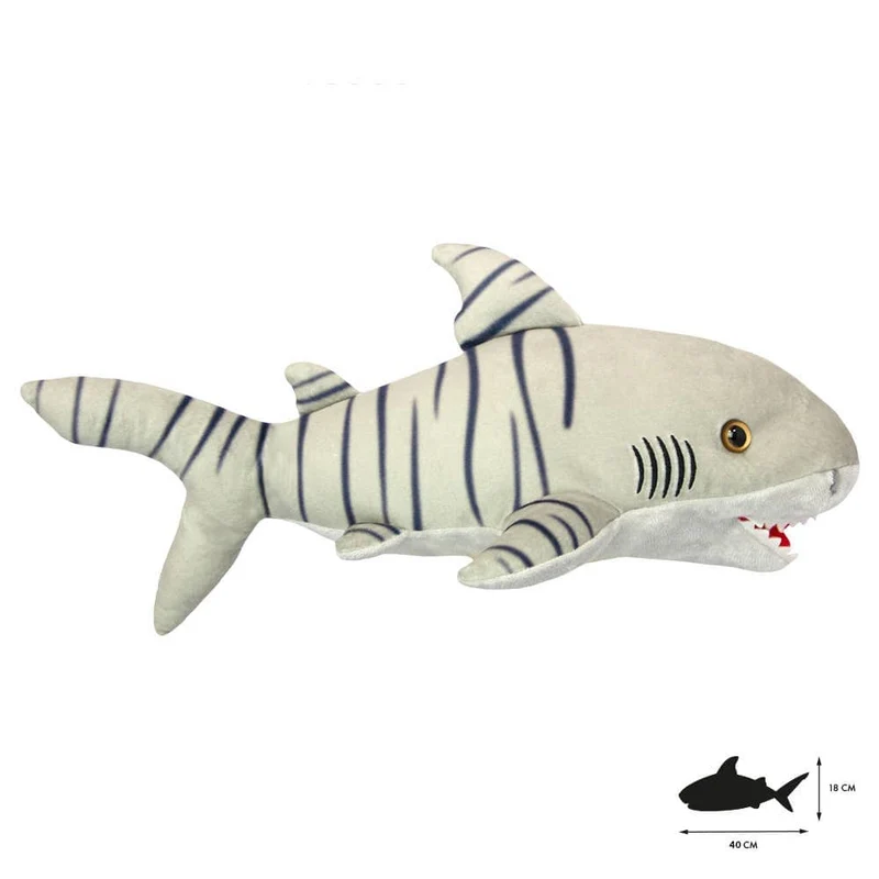 Peluche Requin Tigre - Nature Tiger Shark
