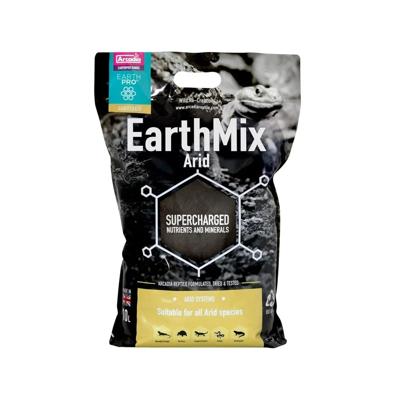 ARCADIA EARTHMIX ARID 10 LITRE - Substrats pour terrariums