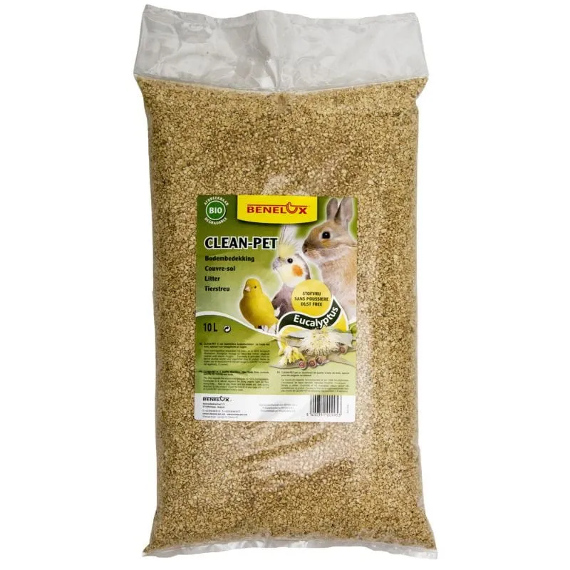 CLEAN-PET EUCALYPTUS 10 L FOND DE CAGE