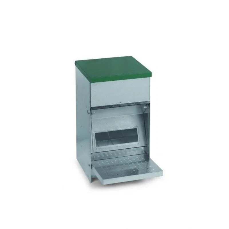 MANGEOIRE AUTOMATIQUE GALVANISEE AVEC GRILLE 10 KG