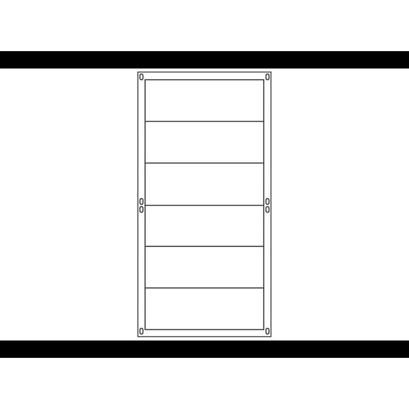 PANNEAU GALVA 95 X 190 CM TOLE