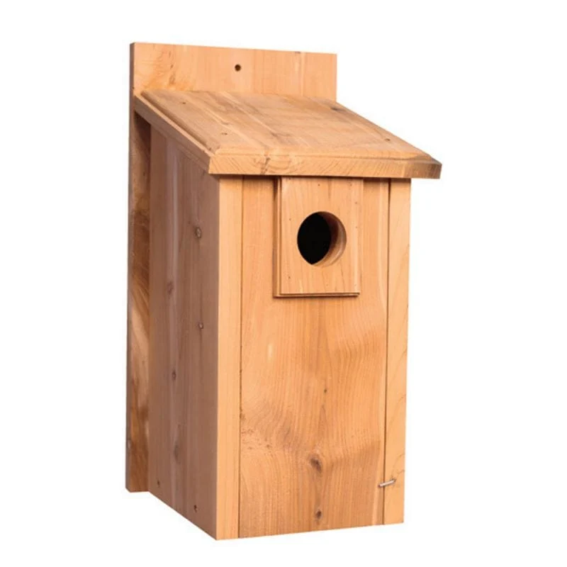 MAISON POUR OISEAUX EN CEDRE ROUGE MYRTHE 16 X 17,5 X 32,5 CM