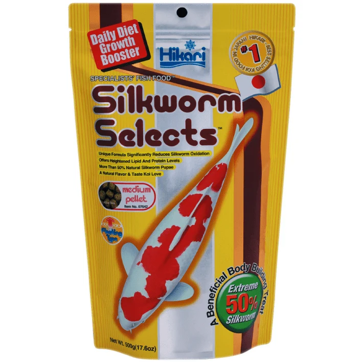 Hikari Silkworm Selects - Medium 500gr - Aliment à base de vers à soie