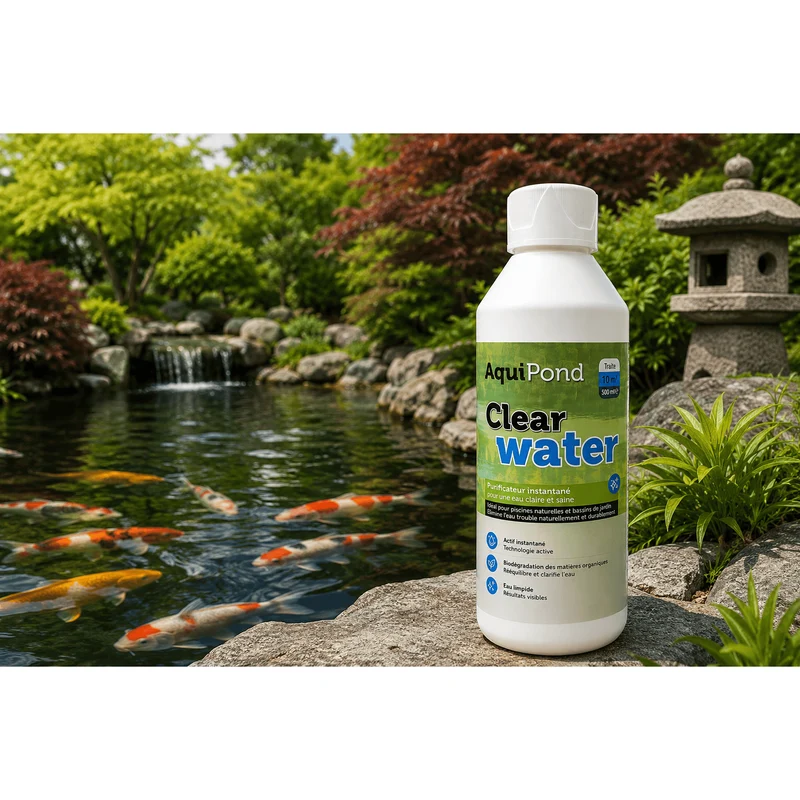 Aquipond ClearWater 10M³ - Agit efficacement sur l'eau verte - Clarifiant instantané