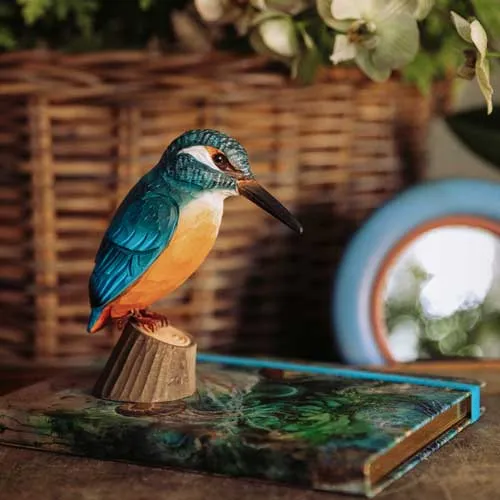 MARTIN PÉCHEUR D'EUROPE EN BOIS - DECOBIRD BY WILDLIFE