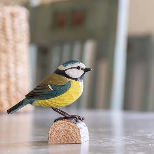 MESANGE BLEUE EN BOIS - DECOBIRD BY WILDLIFE GARDEN