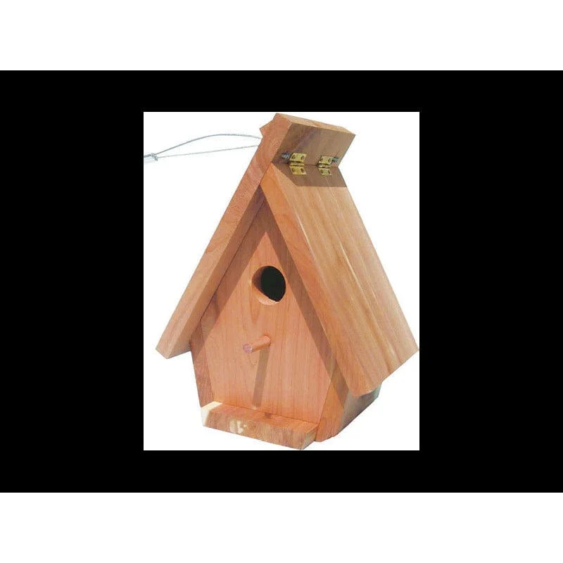 MAISON POUR OISEAUX EN CEDRE ROUGE LINDE 18,5 X 13