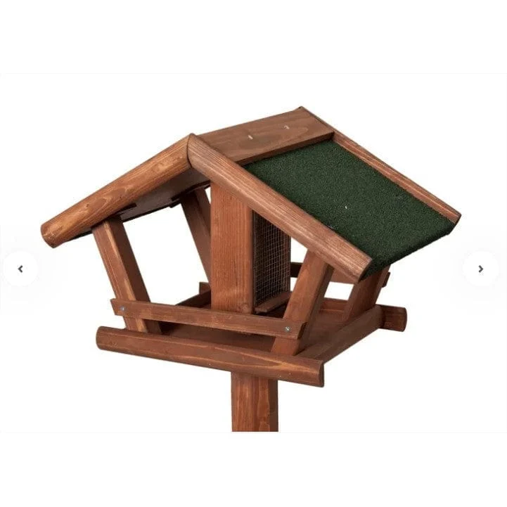 Mangeoire pour oiseaux du jardin avec support en Bois