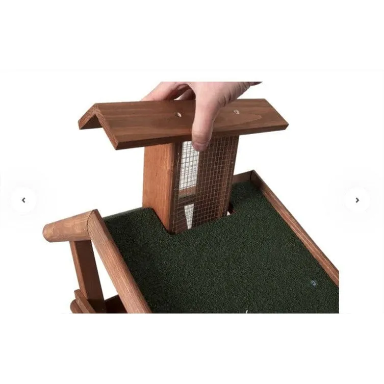 Mangeoire pour oiseaux du jardin avec support en Bois
