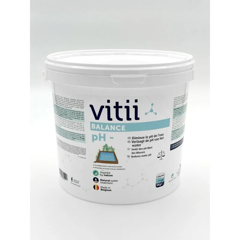 Vitii pH- 5 kg - Diminue le pH de l’eau