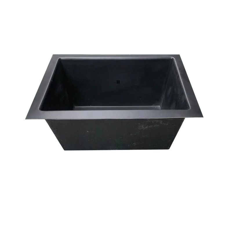 Bassin rectangulaire 80 x 60 x 35CM - Polyester - 168L