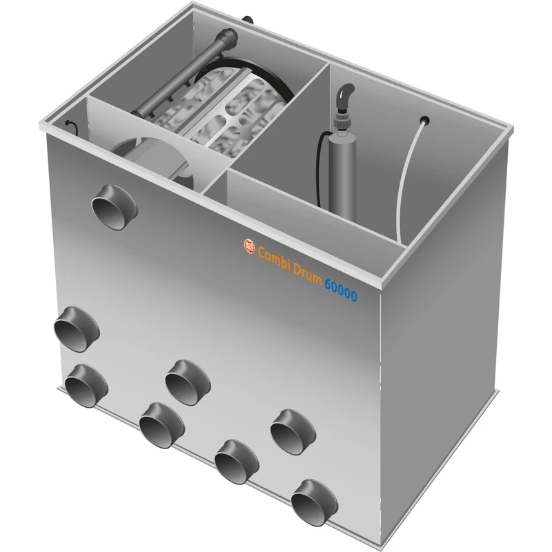 Combi Drum 60000 - Filtre à tambour jusque 60m³ tout-en-un - Koi Pro