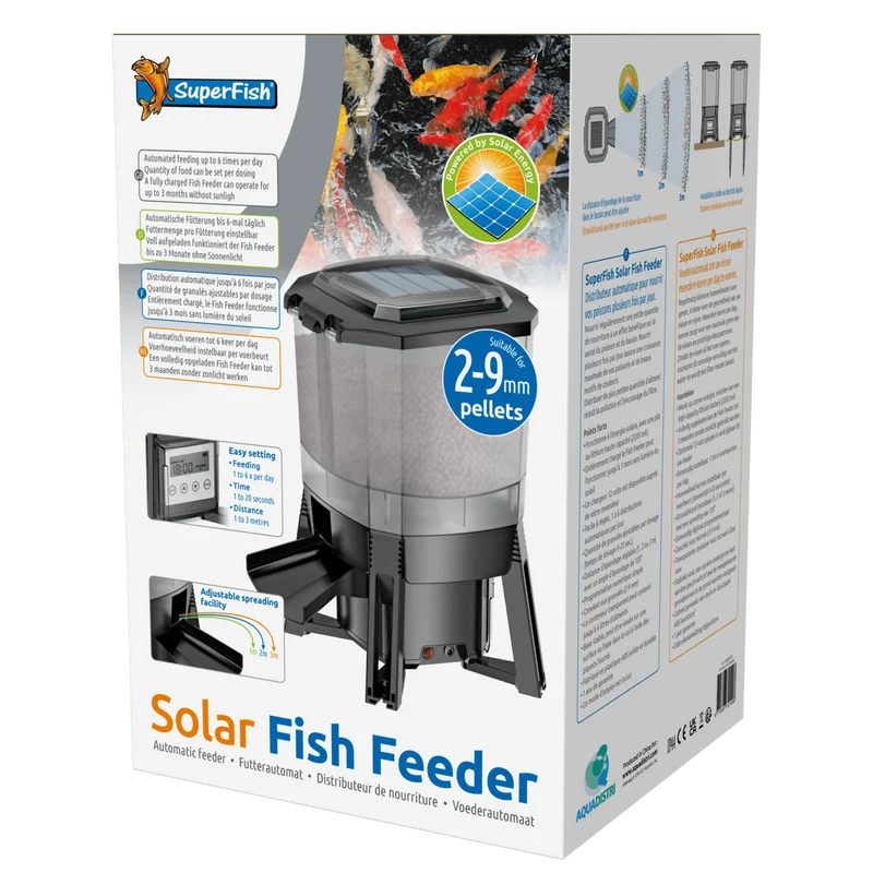Solar Fish Feeder - Distributeur de nourriture solaire pour poissons - Superfish
