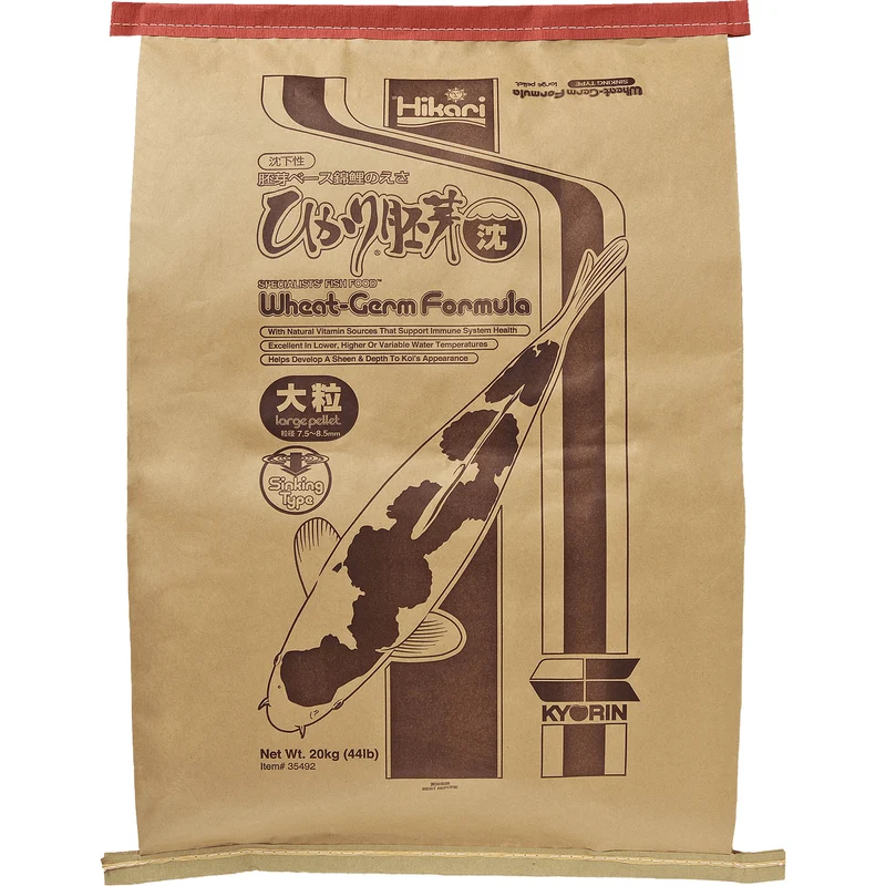 Hikari Wheat-Germ Coulant - Large 20kg - Facile à digérer, même en hiver !