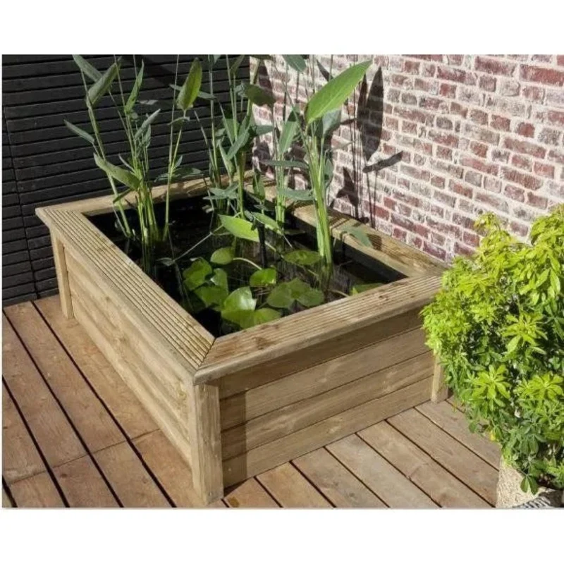 Ubbink Quadro Wood II 475L - Décor en bois pour Quadro 6