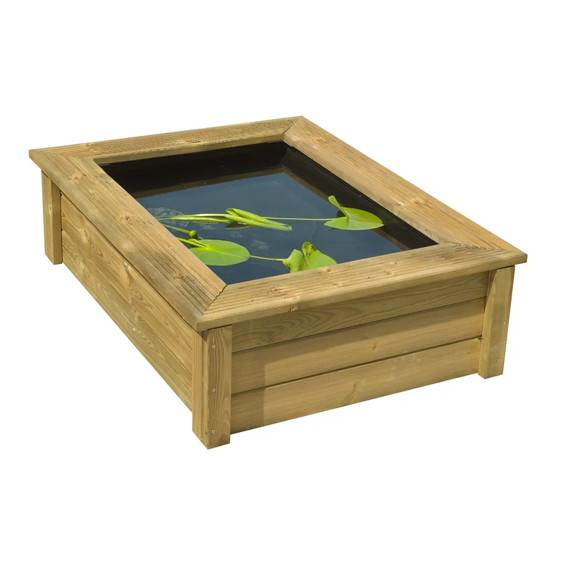 Ubbink Quadro Wood I 225L - Décor en bois pour Quadro 5