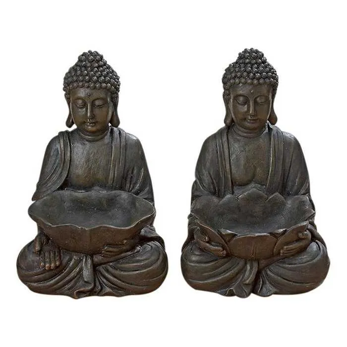 BOUDDHA - Budha en Résine - A/COUPELLE H30 CM RESINE