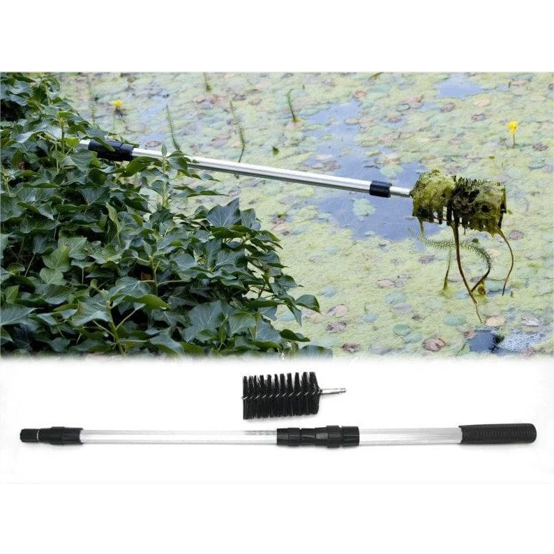 Brosse télescopique anti-algues filamenteuses pour bassin & étang – 51 à 151 cm | Algae Brush