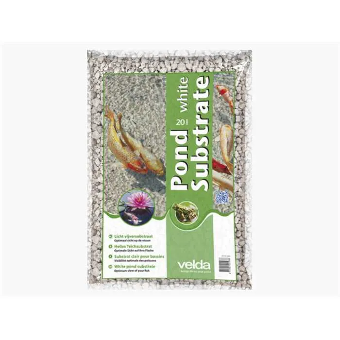 POND SUBSTRATE WHITE 20 L SUBSTRAT ETANG - Substrat pour étang & bassin