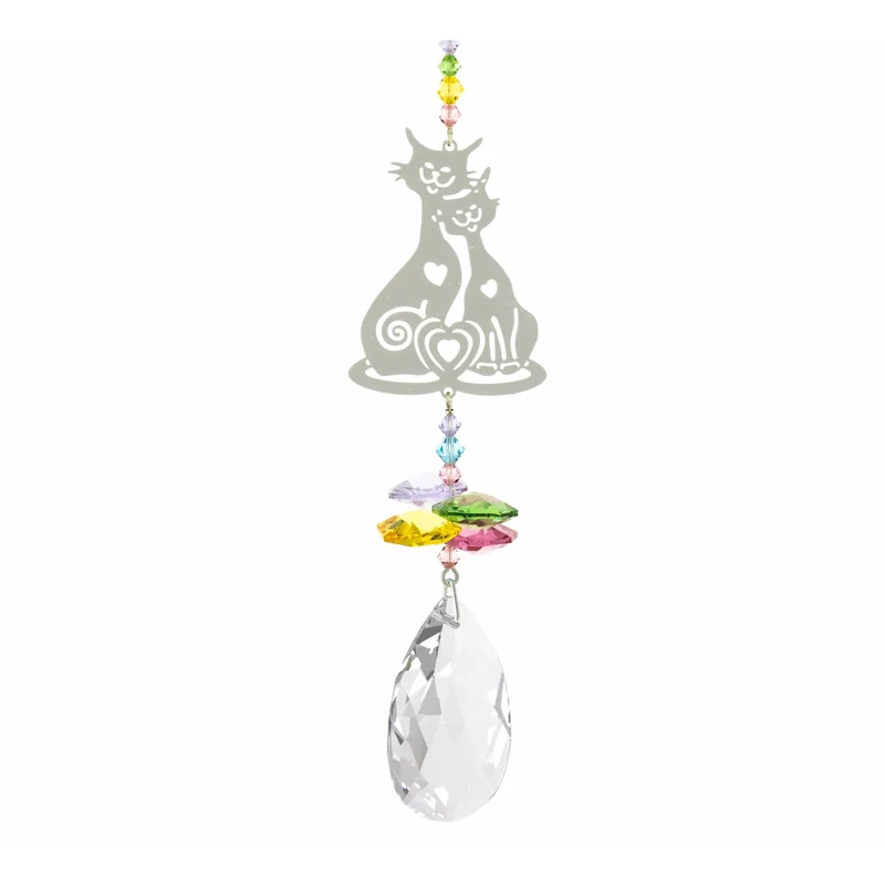 Fantasía de Cristal Gatos Enamorados - Arbre de vie