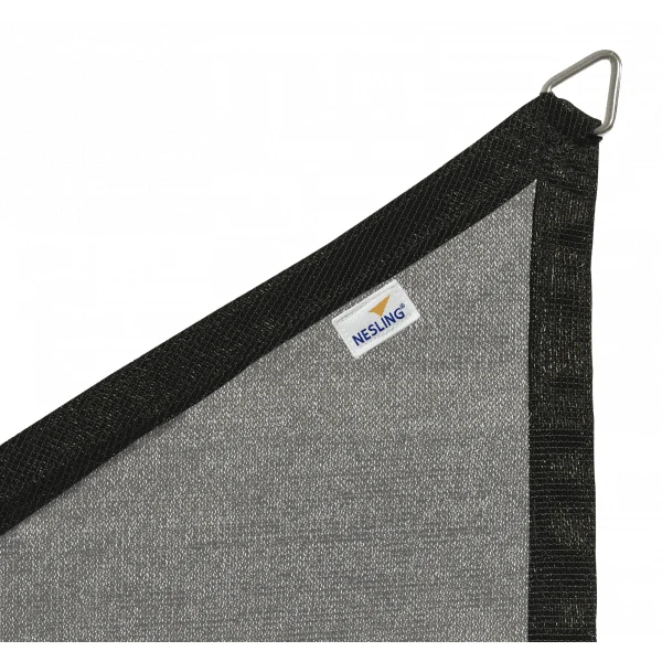 Toile d'ombrage triangle 5M x 5M x 5M - Couleur Noir