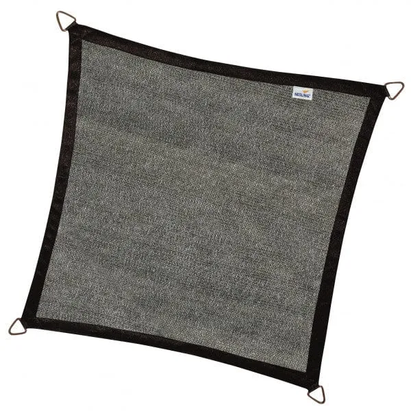 Toile d'ombrage carré 3.6M x 3.6M - Couleur Noire