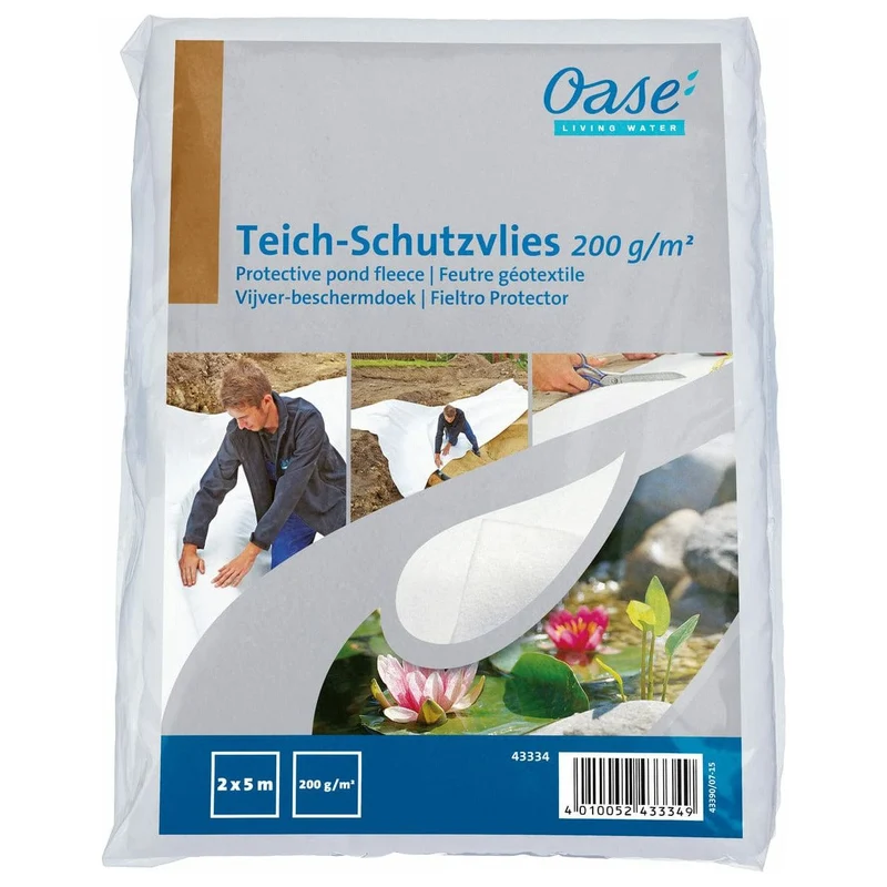 Feutre géotextile 200 g/m² - 2 x 5 m - Oase