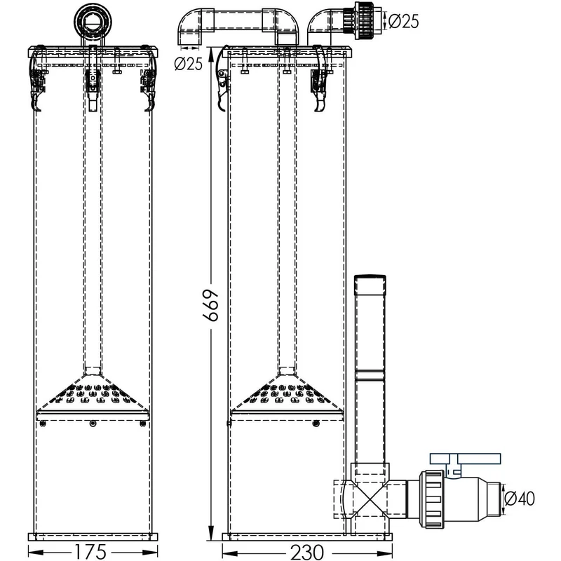 Ecumeur de protéine Tornado III - Aquaforte