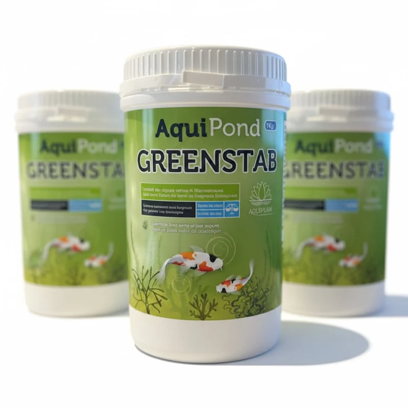 Aquipond Greenstab - Traitement naturel contre les algues du bassin (même en hiver)