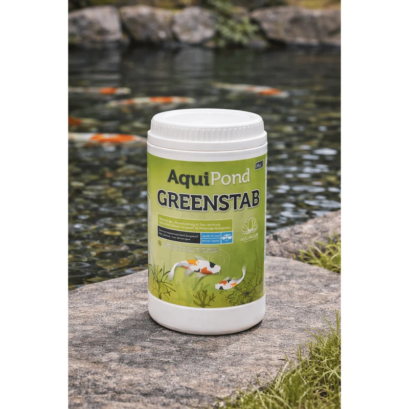 Aquipond Greenstab - Traitement naturel contre les algues du bassin (même en hiver)